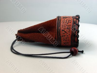Suede purse