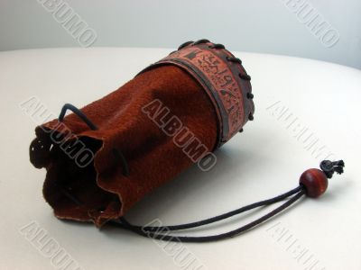 Suede purse