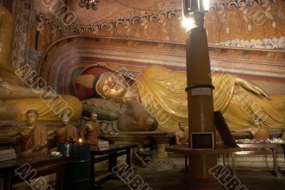 Big Buddha in Dikwella monastery
