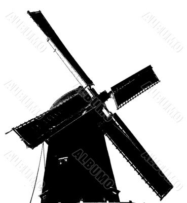 Windmill abstract