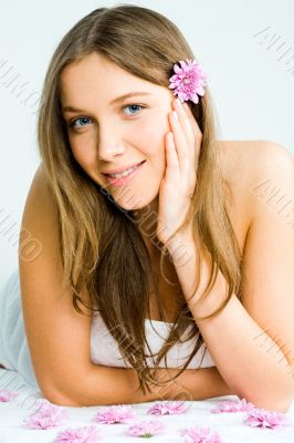 In the beauty parlor