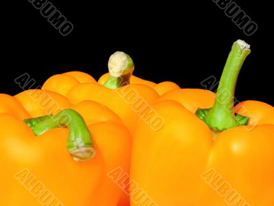 Orange peppers