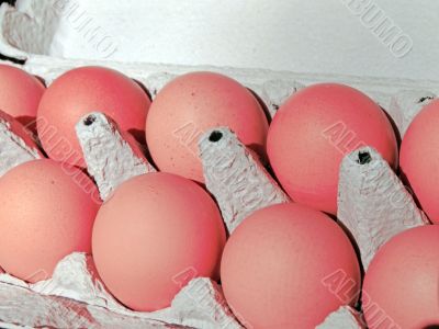 Colored eggs