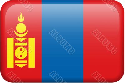 Mongolia Flag Button