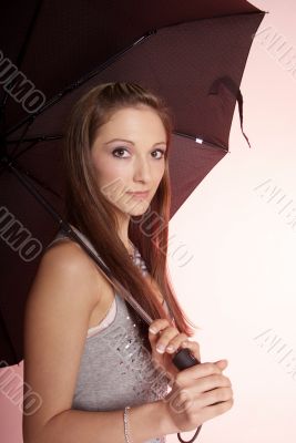 woman with umbrella