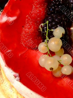 Cheese cake with berries