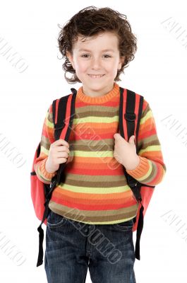adorable child student