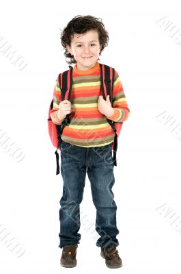 adorable child student