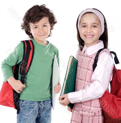 Two childrens students