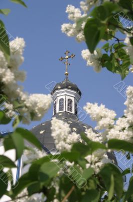 Temple in the spring