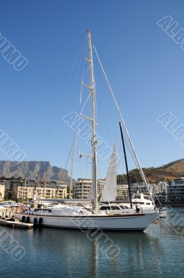 Yacht in Harbor