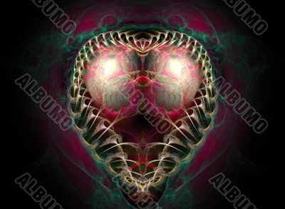 Skull with the eyes