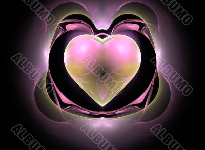 Heart in the frame
