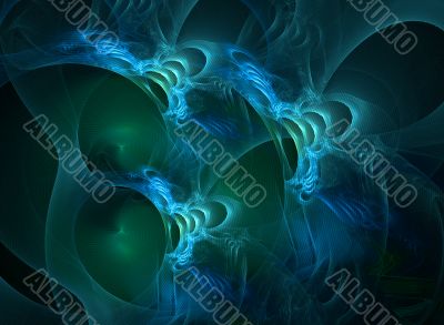 Dark-blue spiral