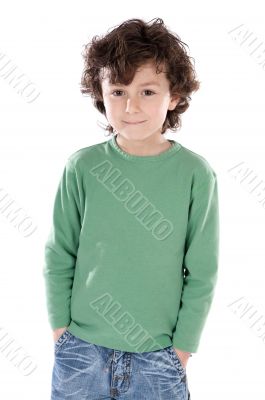 Small handsome boy