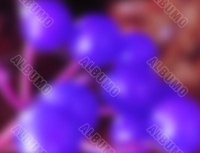 Purple balls abstract