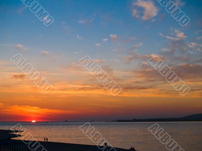 Romantic sunset