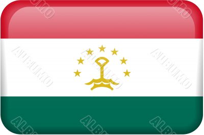 Tajikistan Flag Button