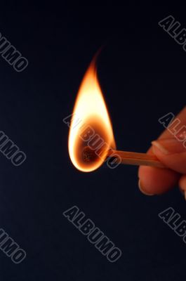 Match flame