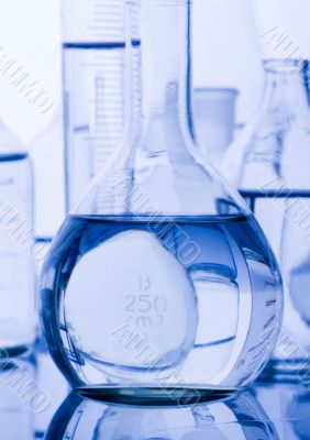 Glass in laboratory