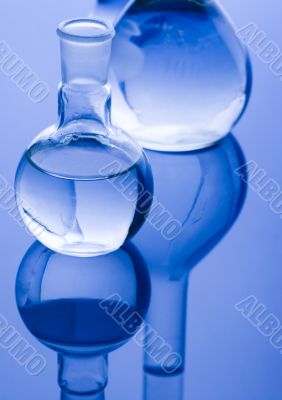 Glass in laboratory