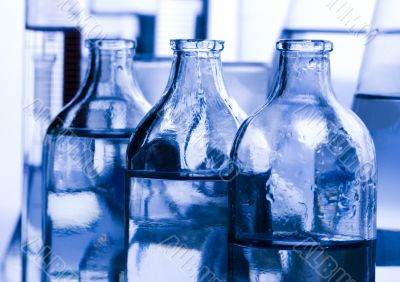 Glass in laboratory