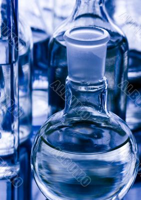 Glass in laboratory