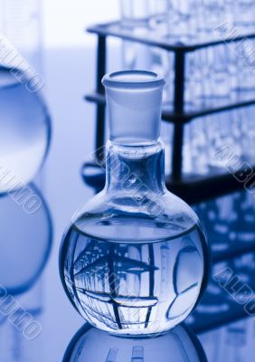 Glass in laboratory
