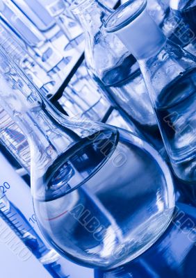 Glass in laboratory