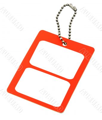 blank price tag