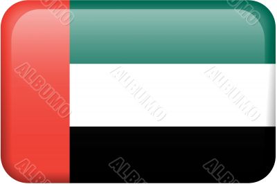 United Arab Emirates Flag Button