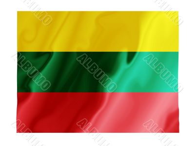 Lithuania fluttering