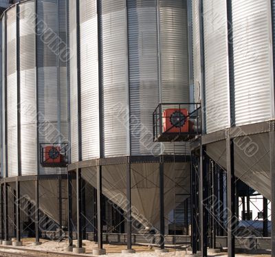 Close-up Grain Elevator