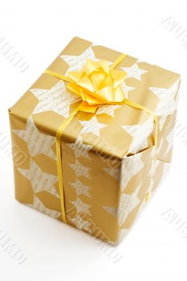 golden gift box