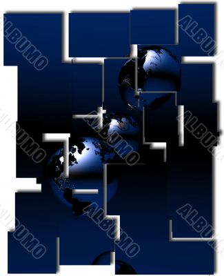 Abstract Background 3D