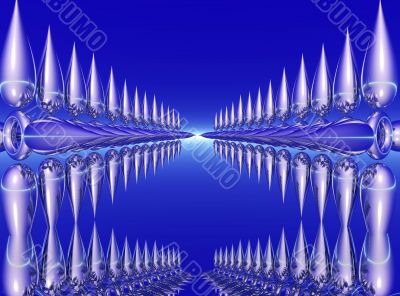 Abstract Background 3D