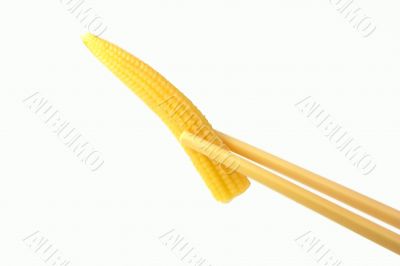 Corn on sticks