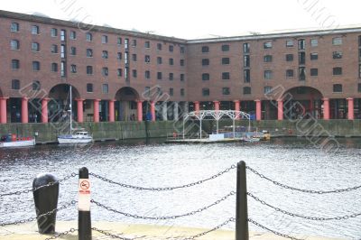 Historic Albert Dock Buildings in Liverpool