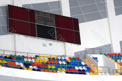 Interior of stadium