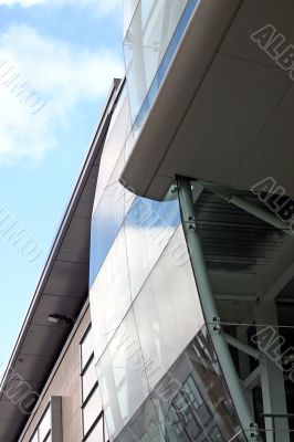 Curved Glass Building in Manchester
