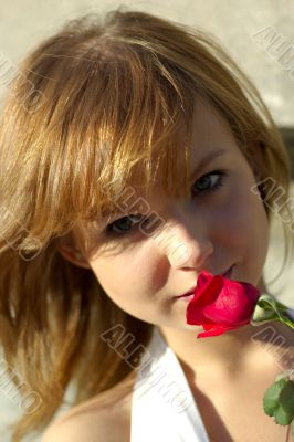 With Red Rose