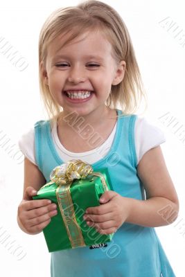 Girl with a gift