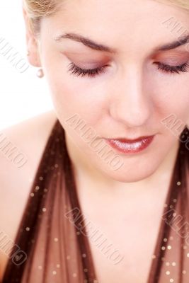 beautiful blonde blindly