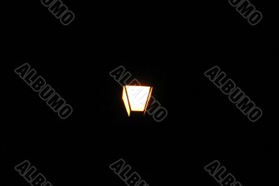 Old Street Light at Night