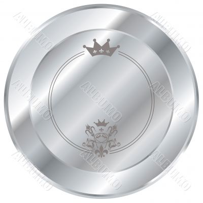 silver button