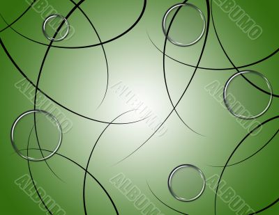 Abstract Bubble Background