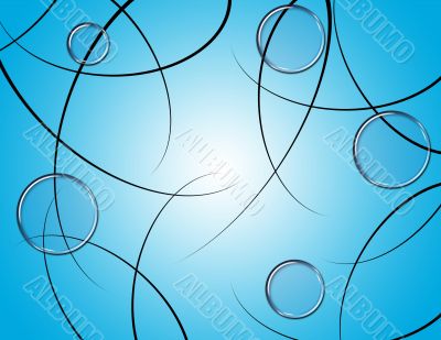 Abstract Bubble Background