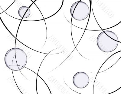 Abstract Bubble Background