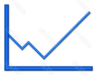 Up Trending Graph Illustration