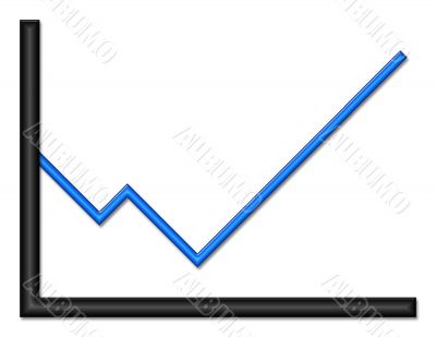 Up Trending Graph Illustration